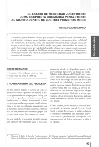 el estado de necesidad justificante como respuesta dogmatica