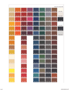 Catalogo RAL de colores