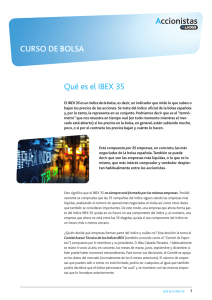 Qué es el IBEX 35 CURSO DE BOLSA