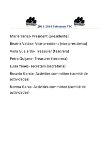 Beatriz Valdez- Vice-president (vice presidenta)
