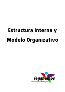 Estructura Interna y Modelo Organizativo
