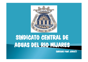 SINDICATO CENTRAL DE AGUAS DEL RIO MIJARES