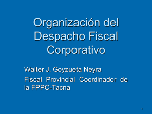 Organización del Despacho Fiscal Corporativo