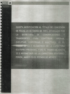 Quinta - Secretaría de Comunicaciones y Transportes