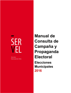 Manual de Propaganda Electoral - Servel.cl