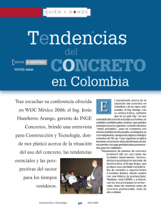 Tendencias del concreto en Colombia