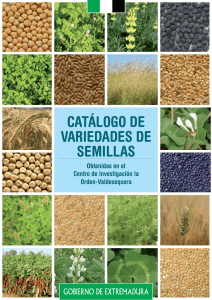 Catálogo de Variedades de semillas - Cicytex