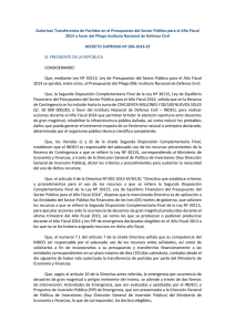 decreto supremo nº 266-2014-ef