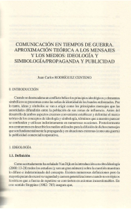 comunicación en tiempo de guerra. aproximación teórica a los