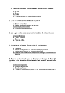Cuántas Disposiciones Adicionales tiene la Constitución Española?