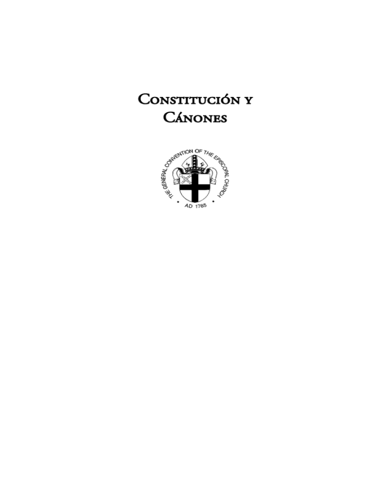 Constitución Y Cánones 1342