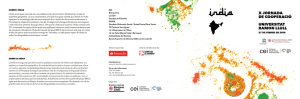 X Jornada de Cooperació - Universitat Ramon Llull