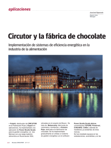 Circutor y la fábrica de chocolate