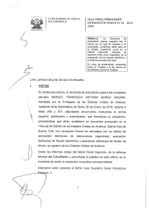 Page 1 coRTE SUPREMA DE JUSTICIA SALA PENAL