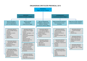 organigrama diputación provincial 2015