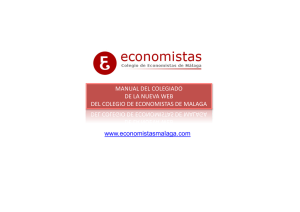 manual del colegiado - Colegio de Economistas de Málaga