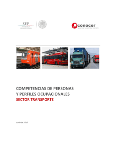Competencias sector transporte