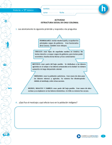 ACTIVIDAD ESTRUCTURA SOCIAL DE CHILE COLONIAL 1. Lea