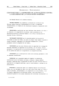 Convenio para la represión de actos ilícitos contra la seguridad de la