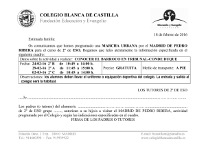 COLEGIO BLANCA DE CASTILLA Fundación Educación y Evangelio
