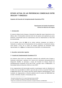 Uruguay - Venezuela - Cámara de Industrias del Uruguay