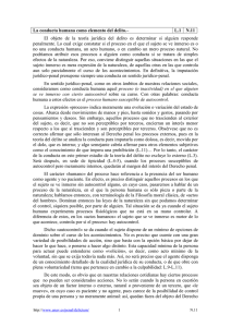 La conducta humana como elemento del delito.œ L.1 N.11 El objeto