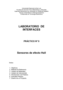 Lab 9 - Sensores efecto Hall - Universidad Nacional de San Luis