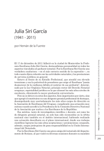 Julia Siri García - Asociación de Escribanos del Uruguay