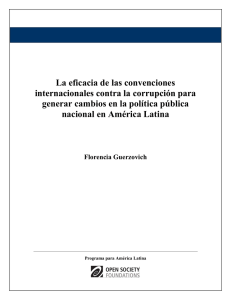 Effectiveness of International Anticorruption Conventions on