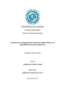 El Empowerment organizacional - Repositorio Institucional de la UAL
