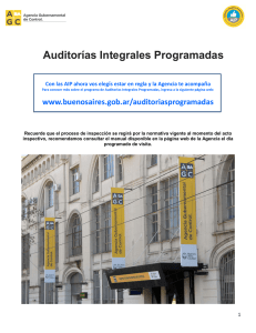 Auditorías Integrales Programadas