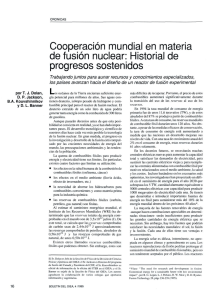 Cooperación mundial en materia de fusión nuclear: Historial de