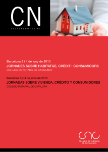 Jornades sobre habitatge, crèdit i consumidors