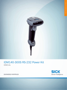 IDM14x IDM140-300S RS-232 Power Kit, Hoja de datos en línea