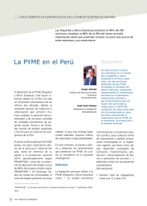 La PYME en el Perú