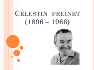 Célestin freinet (1896 – 1966)