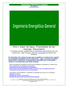 Aire-Vapor - Ingeniería Energética General