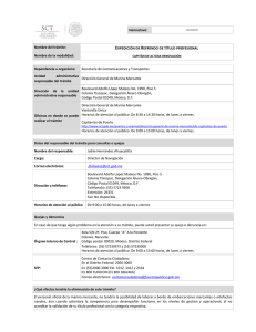 Requisitos - Secretaría de Comunicaciones y Transportes