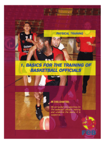 1. basics for the training of basketball officials