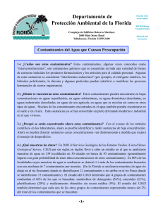 Contaminantes del Agua que Causan Preocupación