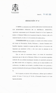 RESOLUCIÓN No 11 - Poder Judicial de la Provincia de Santa Fe