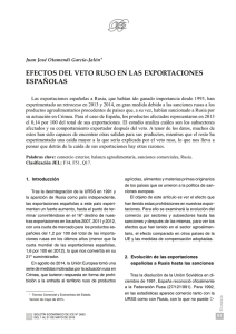 07 Efectos del veto ruso en las exportaciones españolas