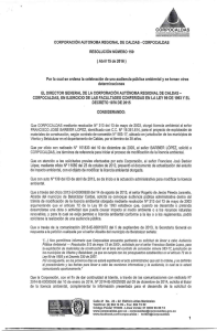 Por la cual se ordena la celebración de una audiencia pública