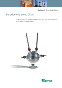 Faraday y la electrólisis