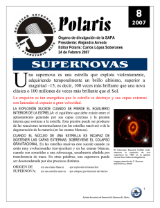 Supernovas - Astronomos.org
