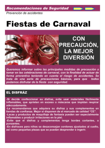Recomendaciones de seguridad en Fiestas de Carnaval