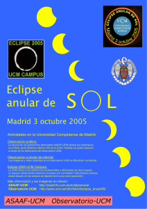 Eclipse anular de - Universidad Complutense de Madrid