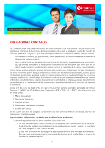 obligaciones contables - Cámara de Comercio de Valencia