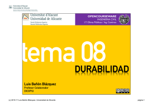 Durabilidad - RUA - Universidad de Alicante