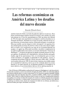 Las reformas económicas en América Latina y los desafíos del